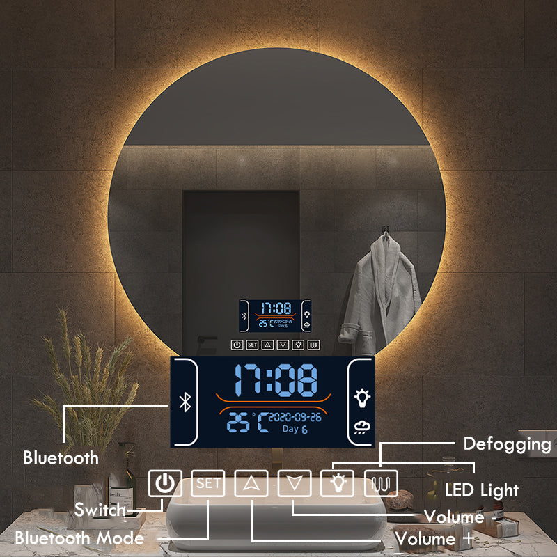 LED Bathroom Mirror - CozyWhims 