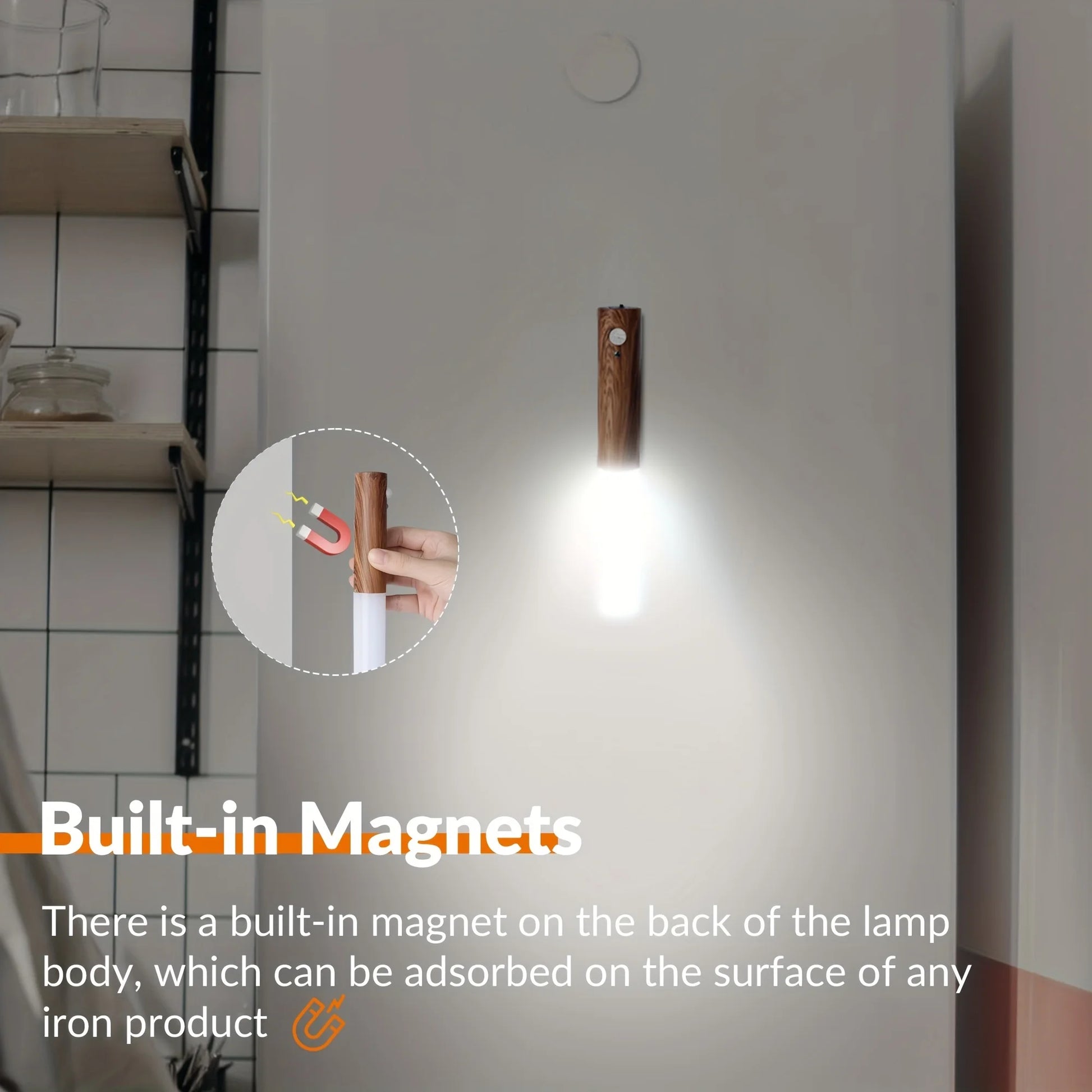 Wood Motion Sensor Light - CozyWhims 