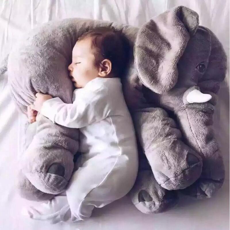 Elephant Cuddle Pillow - CozyWhims 