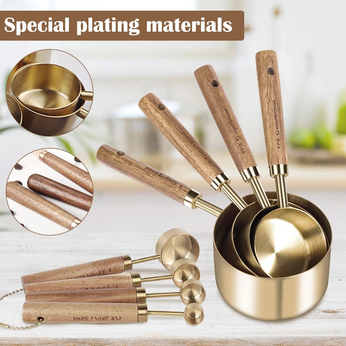 Measuring Cups and Spoon Set - CozyWhims 