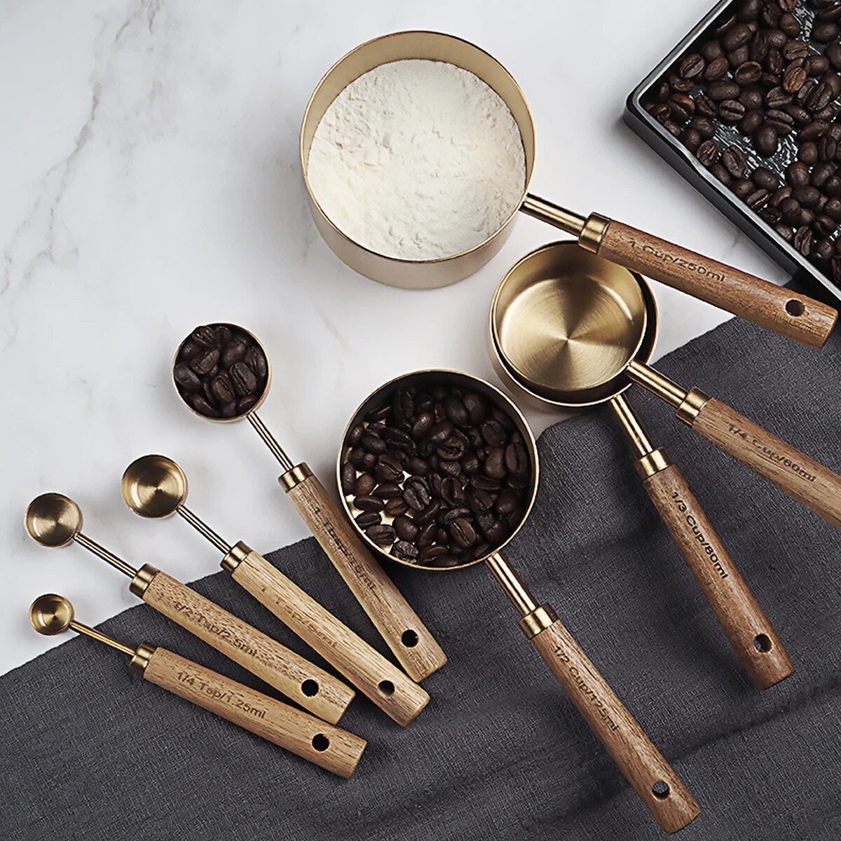 Measuring Cups and Spoon Set - CozyWhims 