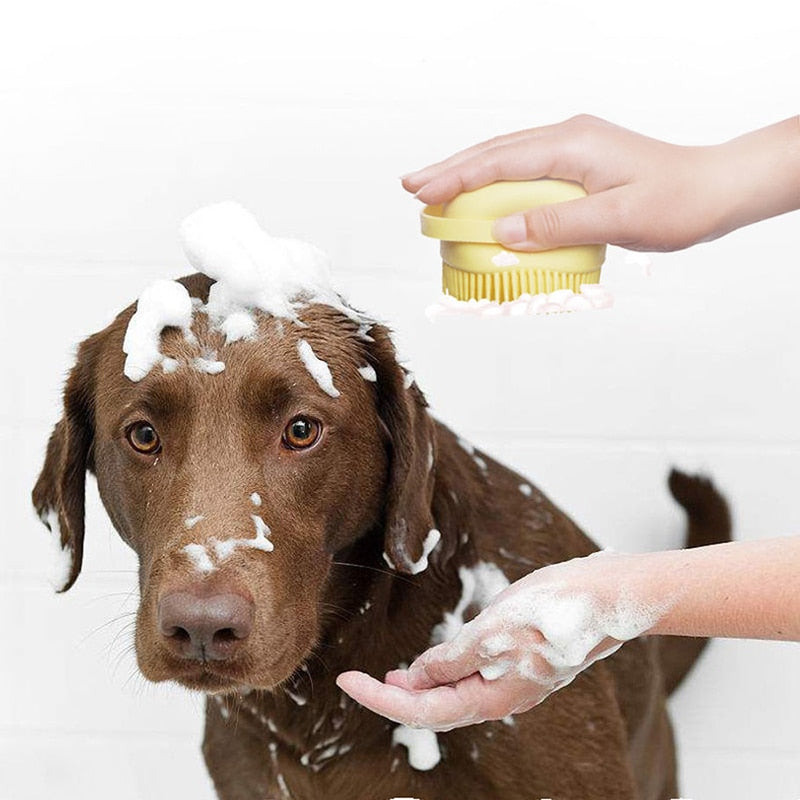 Pet Bathroom Massage Soft Brus - CozyWhims 