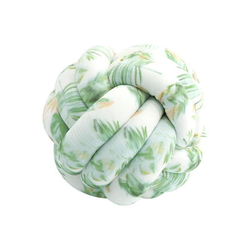 Knotted Ball Throw Pillow - CozyWhims 