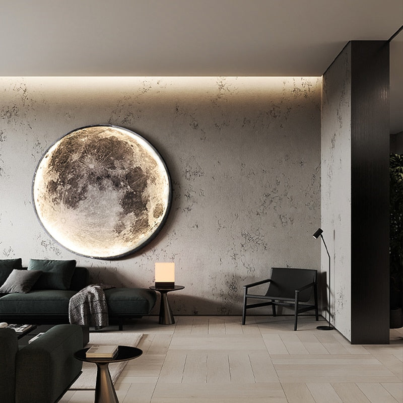 Moon LED Wall Light - CozyWhims 