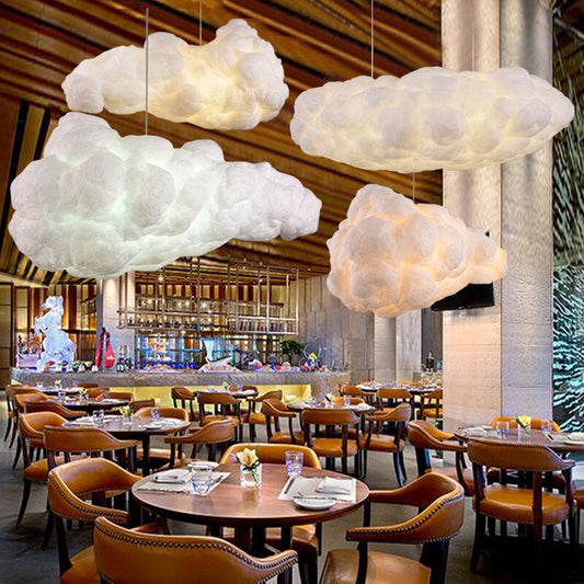 Floating Cloud Chandelier Lamp - CozyWhims 