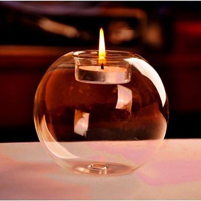 Europe-style Round Hollow Candle Glass - CozyWhims 