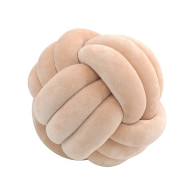 Knotted Ball Throw Pillow - CozyWhims 