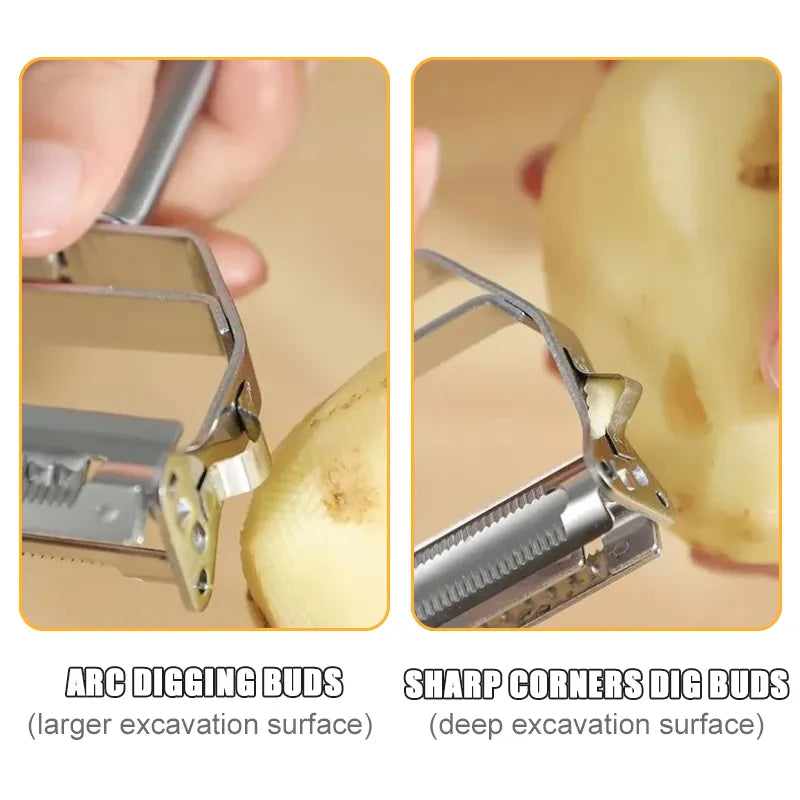 Stainless Steel Kitchen Vegetable Peeler - CozyWhims 