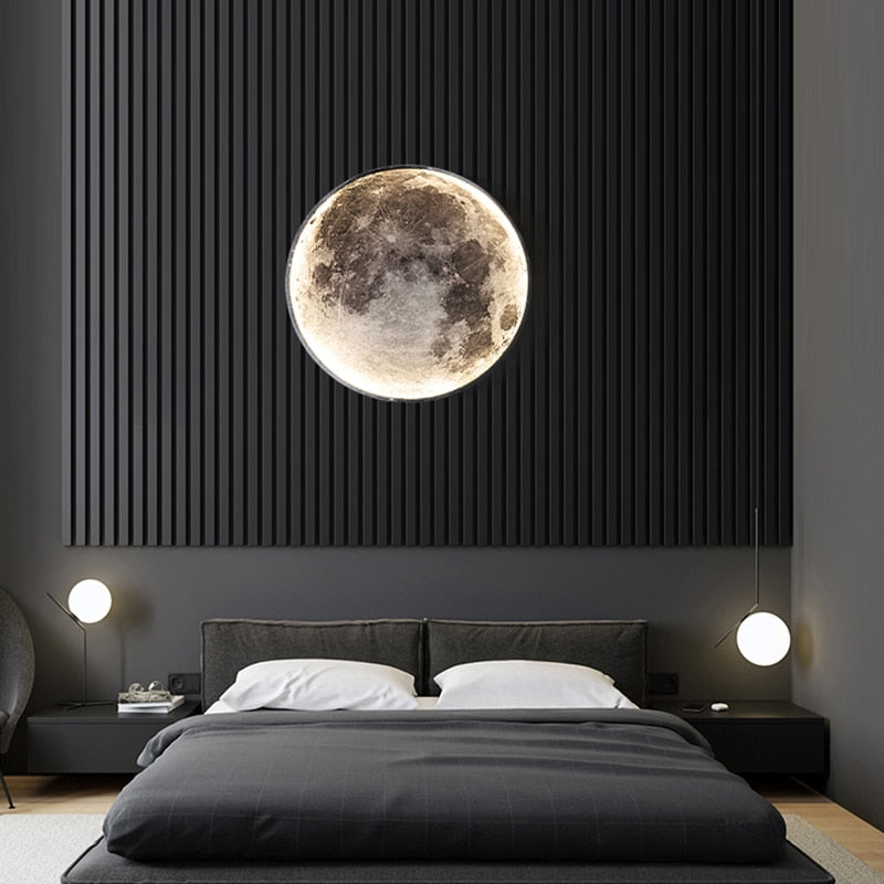 Moon LED Wall Light - CozyWhims 