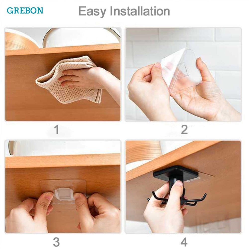 Kitchen Hook Organizer - CozyWhims 