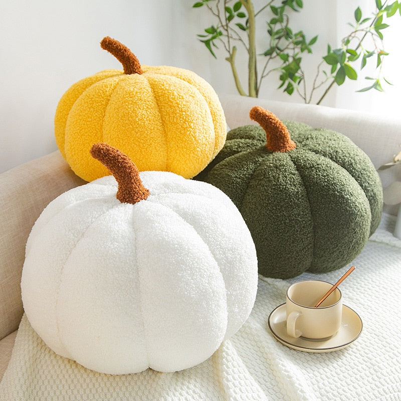 Stuffed Pumpkin Pillow Toy - CozyWhims 