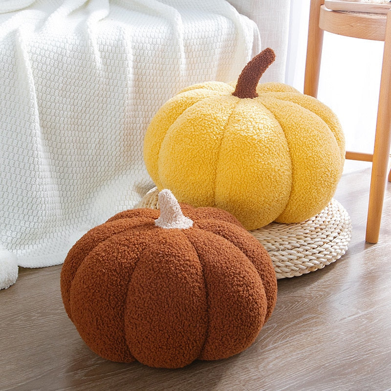 Stuffed Pumpkin Pillow Toy - CozyWhims 