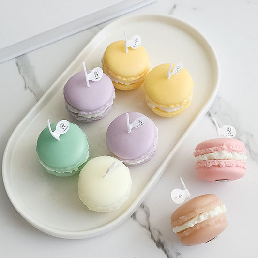 Macaroon Scented Candle - CozyWhims 