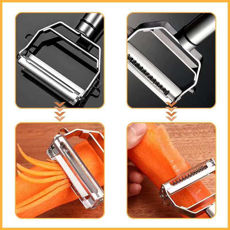 Stainless Steel Kitchen Vegetable Peeler - CozyWhims 