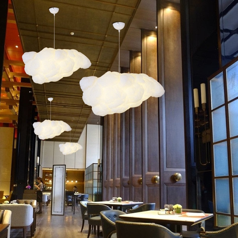 Floating Cloud Chandelier Lamp - CozyWhims 