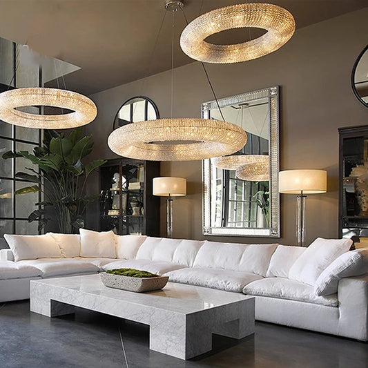 Modern Luxury CrystalAura Chandelier - CozyWhims 