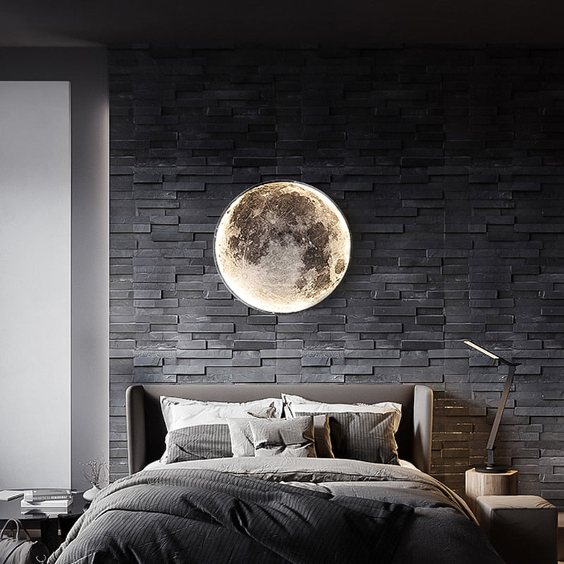 Moon LED Wall Light - CozyWhims 