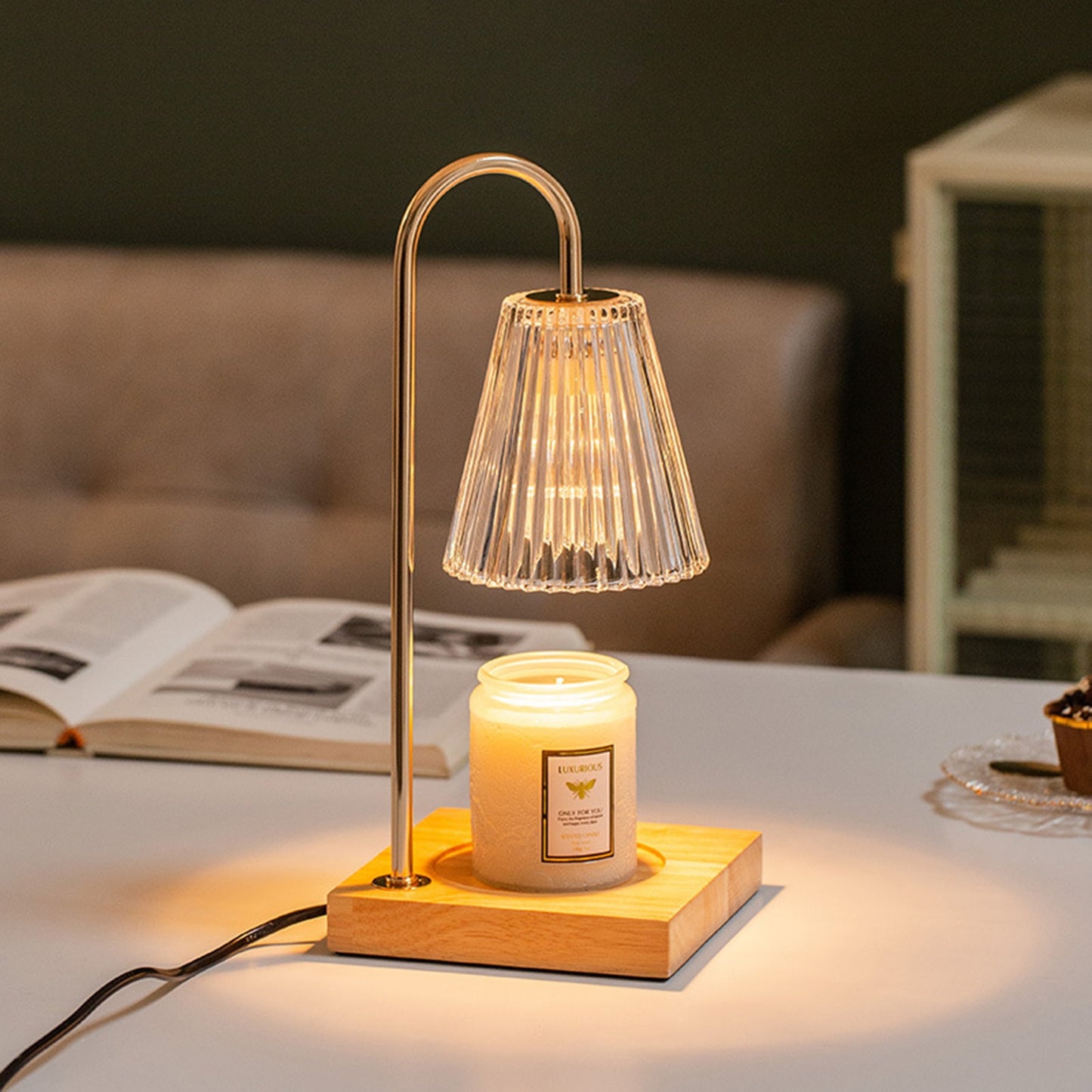 Scented Candle Warmer Lamp - CozyWhims 