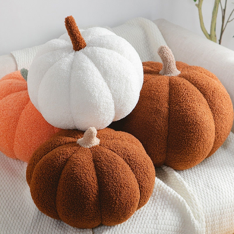 Stuffed Pumpkin Pillow Toy - CozyWhims 