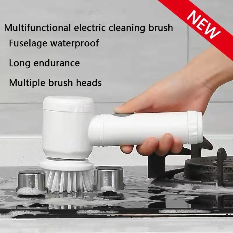 Brush Cleaning Kitchen - CozyWhims