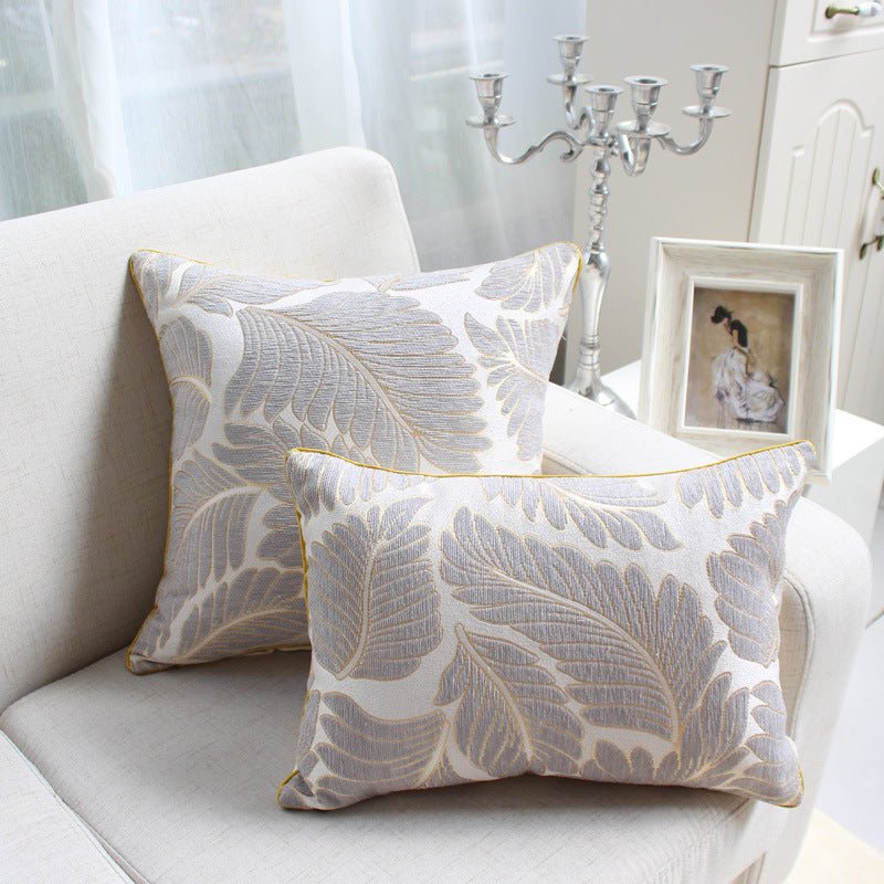 Chenille jacquard throw pillow - CozyWhimsHome Goods