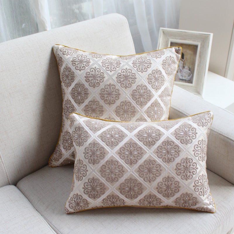 Chenille jacquard throw pillow - CozyWhimsHome Goods