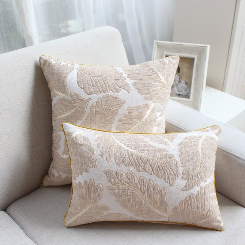 Chenille jacquard throw pillow - CozyWhimsHome Goods