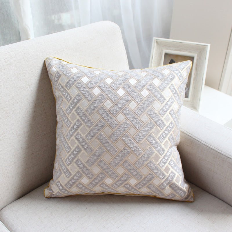 Chenille jacquard throw pillow - CozyWhimsHome Goods