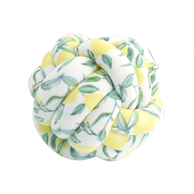 Knotted Ball Throw Pillow - CozyWhims 