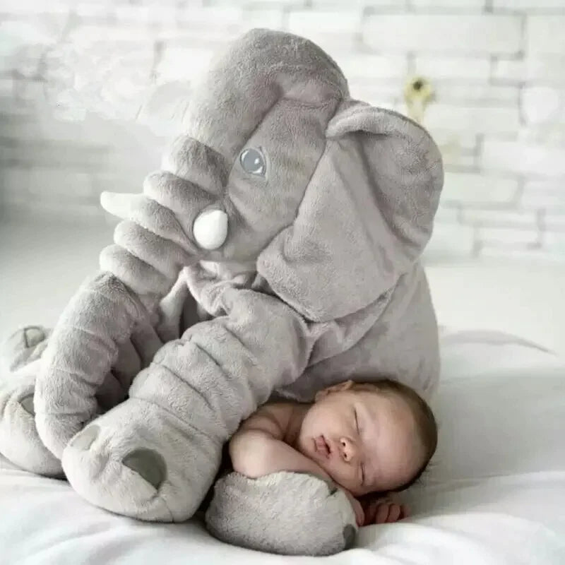 Elephant Cuddle Pillow - CozyWhims 