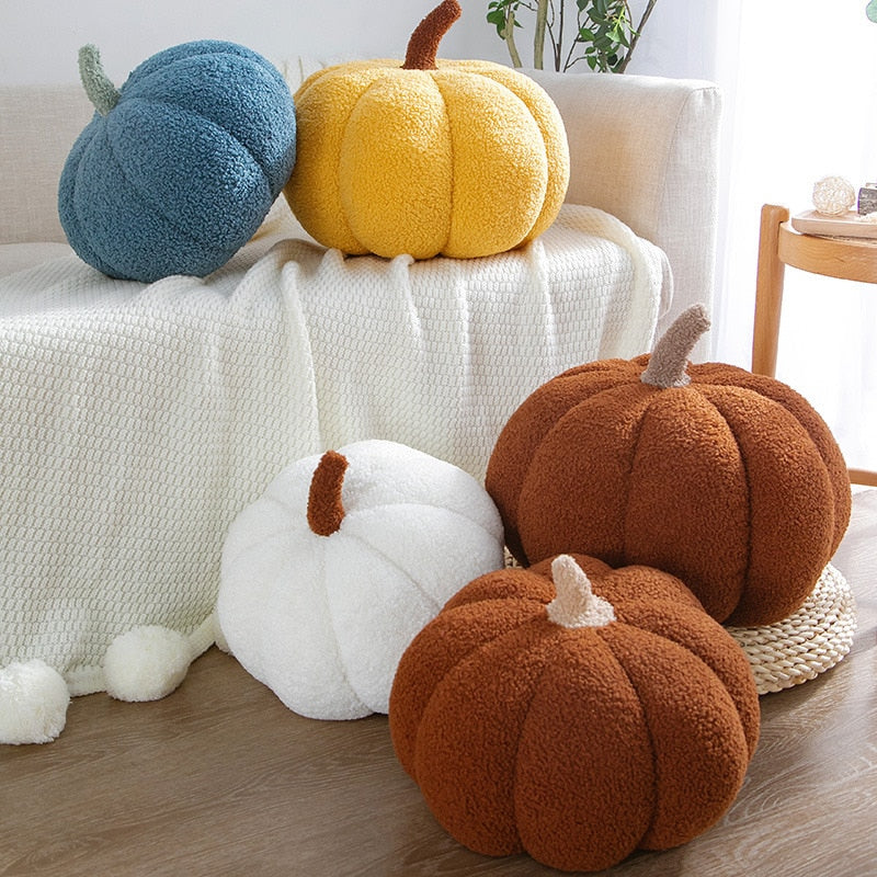 Stuffed Pumpkin Pillow Toy - CozyWhims 