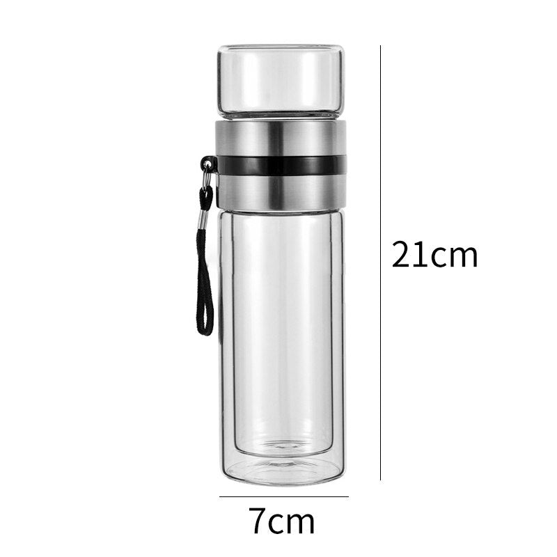 Portable Double Wall Thermal Bottle - CozyWhims 