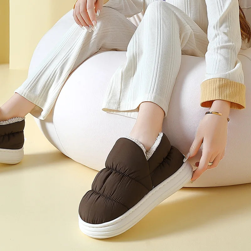 Thick Plush Unisex Flats by - CozyWhims 