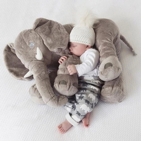 Elephant Cuddle Pillow - CozyWhims 